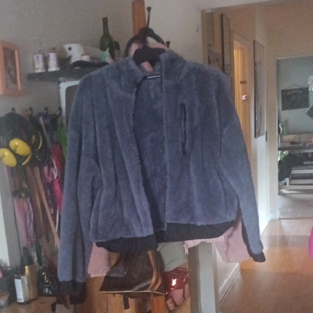 Cozy Gray Fleece Jacket